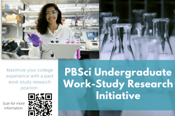 Undergraduate Work-Study Research Initiative seeks faculty facilitators